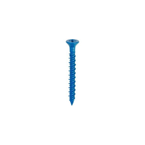 Itw TAPCON Concrete Screw, Flat, 1 1/4 in L 24350 | Zoro